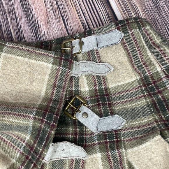 Wool Blend Pleated Skirt - Picture 11 of 12